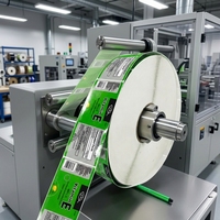 Étiquettes personnalisées en rouleau, rouleaux d'étiquettes imprimées, service d'impression d'autocollants ronds découpés pour l'emballage