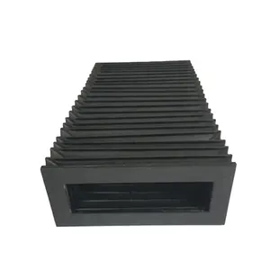 Flexible Corrugated Bellows Cover Linear Guide Rail Bellow Cover Plastic Lathe Dust Cover