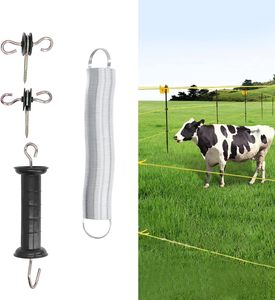 Fence Gate Kit Agricultural Fencing Plastic 5 Meters Animal <b>Spring</b> Hardware <b>Door</b> Accessory Handle Insulated Nail L1 Plastic Post - Product Image 1