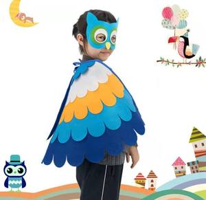 2025 Ecowalson niños disfraz de animales pájaros alas de fieltro divertido Cosplay disfraces de Halloween ala de <span class=keywords><strong>mariposa</strong></span> - Product Image 3