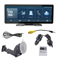 Pantalla Táctil IPS de 10.26 Pulgadas con Visión Nocturna, Control por Aplicación ADAS, WiFi Integrado, 1 Año de Garantía, Apple CarPlay Inalámbrico, Portátil para Android
