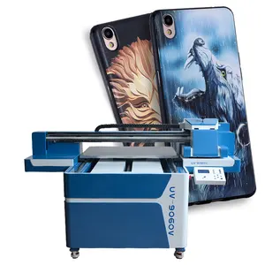 CNC flatbed UV9060 Manufacturer inkjet printers uv ink cylinder flat material high speed digital printer