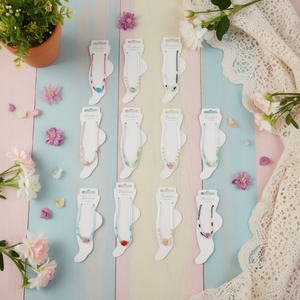 Cavigliera con fiori in ceramica colorata, gioielli alla moda per donna, 2 pezzi per colore, confezione da 600 pezzi - Product Image 2