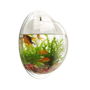 Fabricant Personnalisé OEM/ODM Acrylique Mur Fish Tank Aquarium Bulle Fish Tank Décor Planteur pour Plante Poisson Ecosphère Décor - Product Image 1