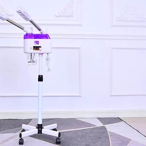 Équipement de spa de salon Mini vapeur faciale chaude et froide à l'ozone <span class=keywords><strong>portable</strong></span> avec support - Product Image 1