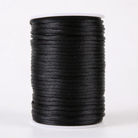 Cordon tressé 100% nylon coréen 3mm 50m, fil chinois, fil de Taïwan, corde artisanale, fil rouge, fil pour articles en jade, pour chaussures et textile de maison