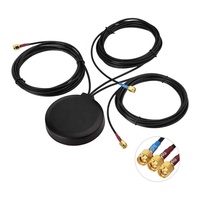 Antenne de toit mobile 4G LTE GPS 3-en-1 Combo MIMO SMA pour toits de bus et kiosques numériques extérieurs – Antennes de communication
