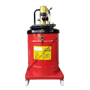 Bomba de aceite de gran capacidad de 40L, tanque de alta presión, dispensador neumático de inyector automático, lubricador, cubo, bomba de grasa accionada por aire