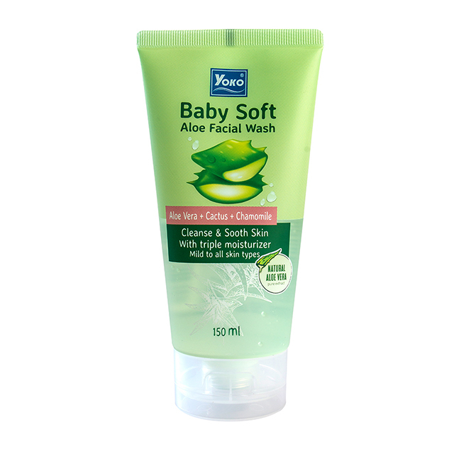 YOKO BABY SOFT ALOE FACIAL WASH