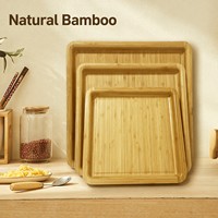 Assiette à dessert et plateau à collation en bois massif gravé, écologique, moderne et luxueux, pour servir des fruits secs lors de fêtes