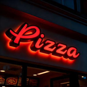 Letras LED 3D Luminosas con Iluminación Frontal, Letrero Metálico para Exteriores para Farmacias, Supermercados, Tiendas Minoristas, Ladenschild - Product Image 1