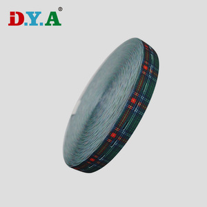 Bán buôn có thể điều chỉnh đầy màu sắc 25 mét Chiều rộng in khuy áo dệt kim băng đàn hồi cho quần áo hàng may mặc quần phụ kiện - Product Image 4