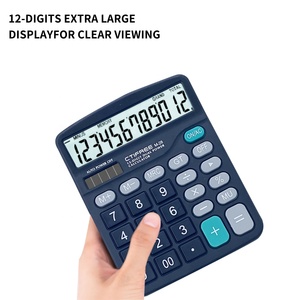 Kiểu dáng đẹp nhựa máy tính điện tử với chức năng lịch M-28 ctifree-Điện kép linh hoạt cho gia đình và văn phòng nhiệm vụ - Product Image 2