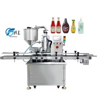 HL-F01 Machine de remplissage automatique à tête unique pour pâte épaisse à température constante, idéale pour la vaseline et les cosmétiques