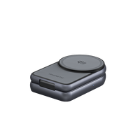 Chargeur sans fil magnétique 3 en 1 Qi2.2 25W pour ordinateur de bureau, pliable, charge rapide, chargeur de téléphone portable portable pour iPhone, écouteurs et montre