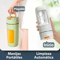 Mesin pemeras jus buah elektrik Mini portabel, mesin pemeras jus lambat jeruk Lemon pemeras dingin portabel kecil
