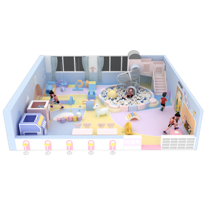 <b>Candy</b> Theme Indoor Playground With Ball Pool And Slide For Kids Play Area - Product Image 2