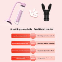 Entrenador de Respiración con Mancuernas para Capacidad Pulmonar Abdominal, Abdominales, Six-Pack, Ejercicio del Suelo Pélvico, Músculo Facial Maseter, Lifting Facial en V