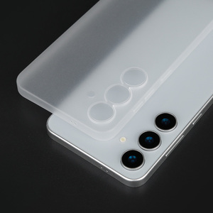 Slim Fit Premium finitura opaca Ultra sottile custodia antiurto per Samsung S25 Non ingiallimento chiaro come il telefono nudo - Product Image 3