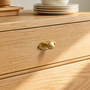 Brushed Gold Zinc Alloy Cabinet <strong>Knobs</strong> with Backplate, Single Hole Drawer Pull Handles for Kitchen <strong>Bedroom</strong> Furniture Hardware - Product Image 6