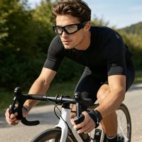 Maillot de cyclisme Fengbo en érable à dégradé géométrique violet-rose, respirant, séchage rapide, demi-zip, évacuation de l'humidité, pour femme