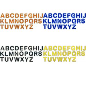 Mini Patchs Brodés Lettres - 26 Autocollants Alphabet A-Z avec Colle Thermocollante pour Décoration DIY Porte-clés Sac Vêtements Chapeau Artisanat - Product Image 3