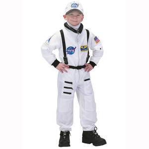 Disfraz de Astronauta Espacial Blanco para Adultos y Niños, Estilo Moderno para Fiestas de Halloween y Actuaciones en Escenario - Product Image 5