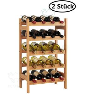 Freestanding <b>Wine</b> Display <b>Rack</b> Wholesale <b>Wine</b> Bottle Organizer Strong Bamboo <b>Wine</b> Bottle Holder <b>for</b> Bar - Product Image 3