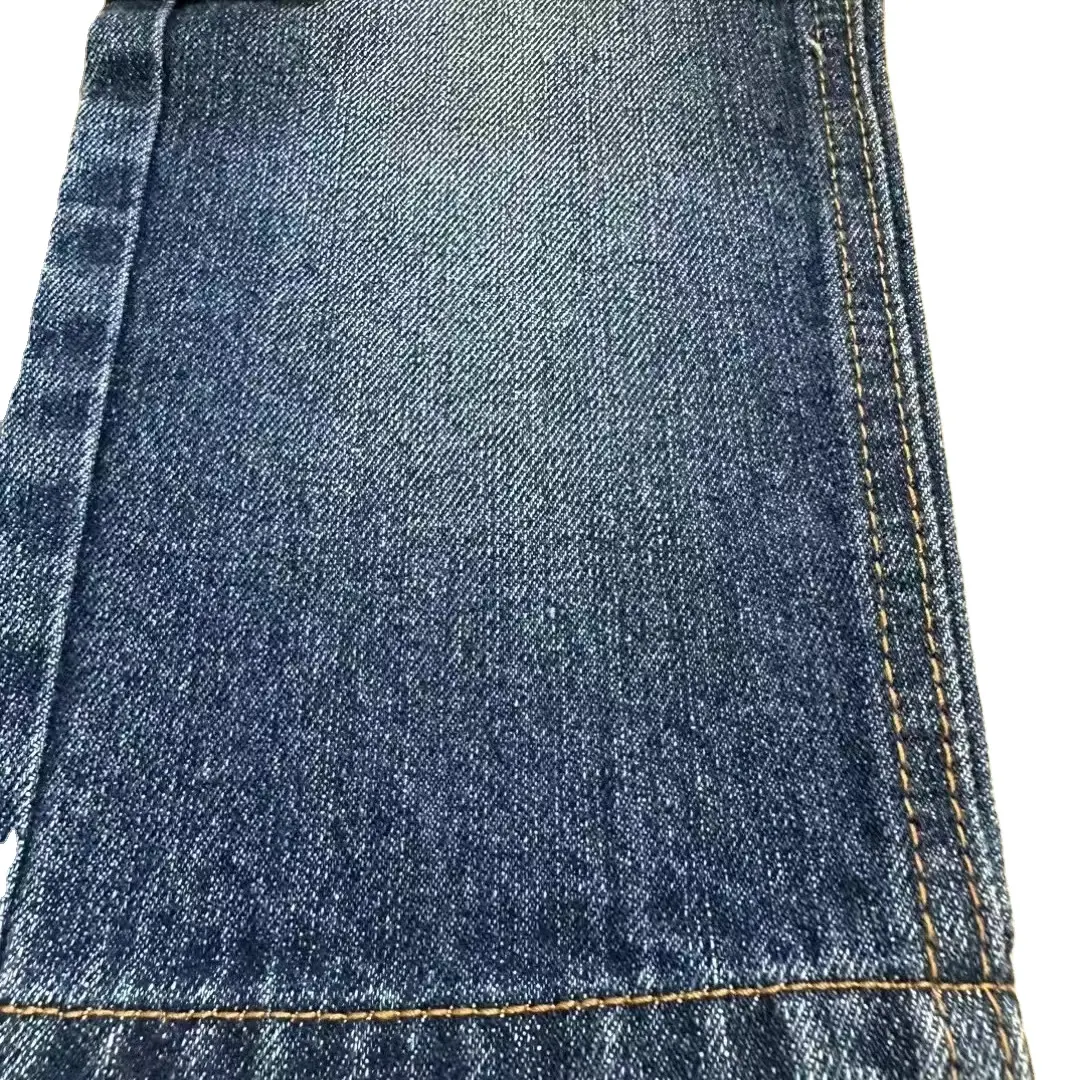 100% Baumwolle Slub Rigid Hochwertiger Jeans stoff Hochwertiger Jeans stoff dunkelblau