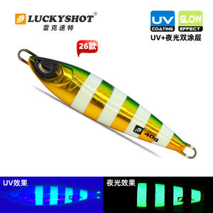 Jigging <span class=keywords><strong>Pro</strong></span> Lead Appât artificiel 18g-80g Jig métalliques pour la pêche en bord de mer Condition imprimée Jigging dur en eau salée pour le poisson-roi Pesca - Product Image 4