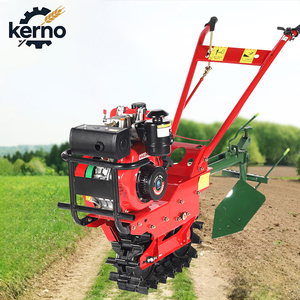 New Arrival 9HP Diesel Chain Rail Tiller Rotary Tiller Cultivator <b>Micro</b> Tillage <b>Machine</b> - Product Image 1
