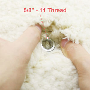 Disque de <span class=keywords><strong>polissage</strong></span> en laine double face de 9 pouces Superbuff pour le traitement de surface des meubles de <span class=keywords><strong>voiture</strong></span> après la <span class=keywords><strong>peinture</strong></span> - Product Image 2