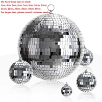 Grande boule disco géante, 10cm 20cm 30cm 40cm 50cm 60cm 80cm 100cm, argent, noir, or, vert, violet, 1 pièce