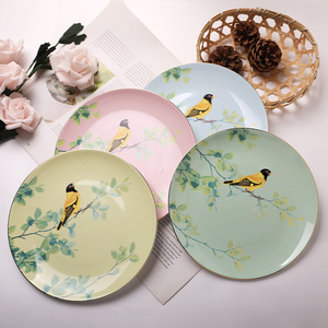 Plato de Porcelana Premium con Diseño Clásico de 8 Pulgadas, Personalizado, para el Hogar, Comedor y <span class=keywords><strong>Restaurante</strong></span> - Product Image 3