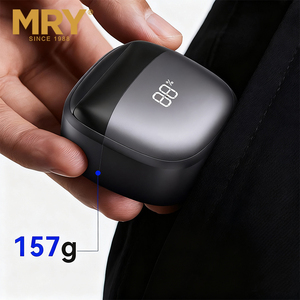 Afeitadora Eléctrica de Bolsillo MRY, Afeitadora Eléctrica Inalámbrica Impermeable IPX7, Recortadora de <span class=keywords><strong>Barba</strong></span> Recargable, Afeitadora Eléctrica para Hombre - Product Image 6
