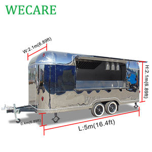 Chariot alimentaire à vapeur, véhicule mobile pour déjeuner, café et nourriture, noir - Product Image 3