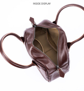 Bolso de Mano Retro Coreano para Mujer, Estilo Bowling, Simple, Versátil, de un Solo Hombro, Cruzado, Moderno para Otoño y Primavera - Product Image 6
