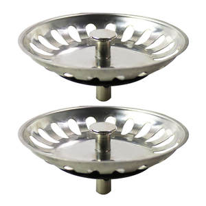 WaiiHO 005 Lot de 2 bouchons de vidange en acier inoxydable pour éviers de cuisine standard et la plupart des drains d'évier de cuisine standard - Product Image 3