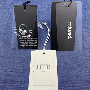 Tùy Chỉnh Sang Trọng Quần Áo Thẻ In Tên Và Logo Nhựa Và Giấy Sợi Dây Thừng Nhãn Cho Túi Xách Ba Lô Và Giày - Product Image 1