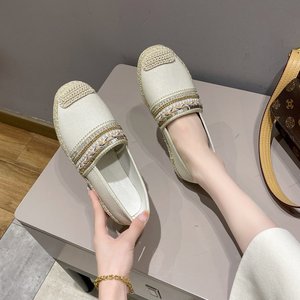 Scarpe basse da donna in tela stampata, slip-on, stile pescatore, casual, traspiranti, per il tempo libero - Product Image 3
