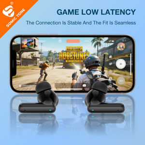 SOMIC TONE S6 New TWS Wireless Earbuds ENC Noise Cancelling Earphones <strong>Headphones</strong> JL Chip Touch Control In-ear Wireless Earbuds - Product Image 2
