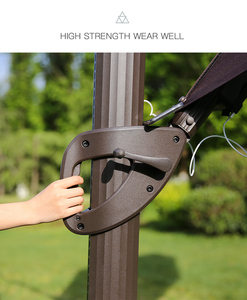 <span class=keywords><strong>Parasol</strong></span> de plage de haute qualité, résistant au vent, <span class=keywords><strong>grand</strong></span>, pour l'extérieur, vente en Chine, nouveau design pour l'utilisation en hôtel, mobilier d'extérieur - Product Image 5