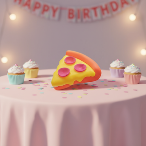 Jouet à presser en forme de pizza 2026, anti-stress souple et moelleux pour enfants, cadeau ludique de décompression en forme de nourriture mignonne pour les enfants - Product Image 5
