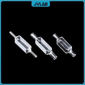 Kuvet Kuarsa Terfusi 10mm Kapasitas 33.5ml Sel Alir dengan Permeabilitas Tinggi OEM Peralatan Pengeringan Laboratorium Berkualitas Tinggi - Product Image 6