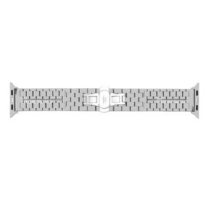 Ladies Luxury Stainless Steel Watch Band with Breathable <b>Strap</b> and Butterfly Clasp for Watch Sizes 38-45mm - Product Image 2