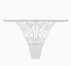 กางเกงในลูกไม้สีดำแบบ Thong เอวต่ำ ระบายอากาศได้ดี ลายดอกไม้ สำหรับผู้หญิง - Product Image 2