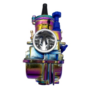 Nuevo <span class=keywords><strong>Carburador</strong></span> Colorido de Aluminio para Motocicleta, <span class=keywords><strong>Motor</strong></span> <span class=keywords><strong>2T</strong></span>/4T, Scooters, Motocross, ATV, 28-34 mm, Power Jet Racing, <span class=keywords><strong>Motor</strong></span> de 250 CC - Product Image 2