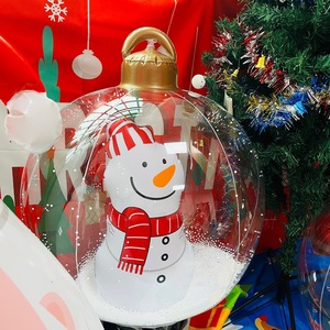 Inflatable Christmas Balls 60Cm Printed Outdoor Holiday Yard Decorations - Product Image 6