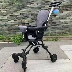 รถเข็นเด็กหรูหรา รุ่น High View สะดวกสบาย พับเก็บได้ พกพาสะดวก พร้อมล้อ 4 ล้อ - Product Image 2