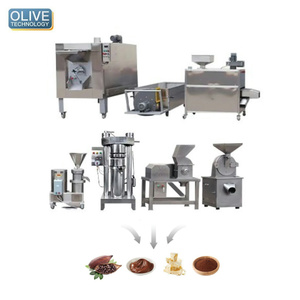 Línea de Procesamiento Comercial de Manteca de Cacao y Cacao en Polvo para Granos de Cacao y Frutos Secos, Materias Primas de Alta Calidad, Acero Inoxidable 304 - Product Image 1